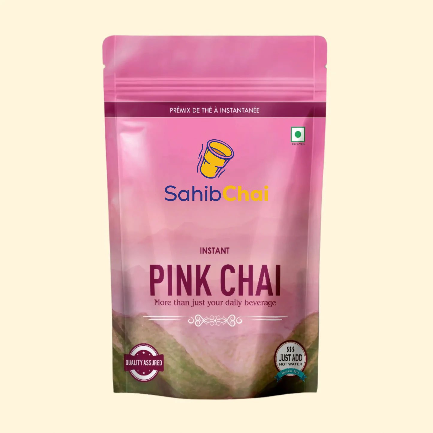 Sahib Pink Tea – Instant Sachet Pack (7 x 20g)