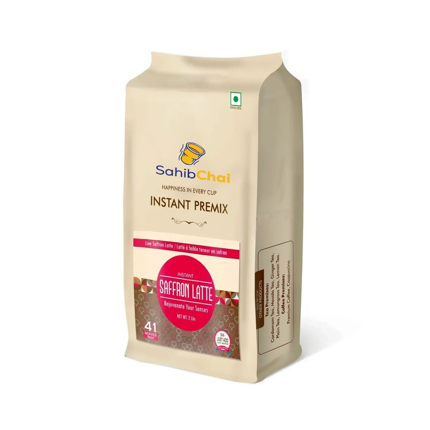 Saffron Latte (Authentic Taste) Instant Kesar Premix - 2lbs